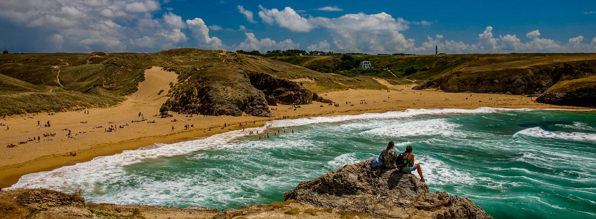 camping plage du donnant belle ile en mer